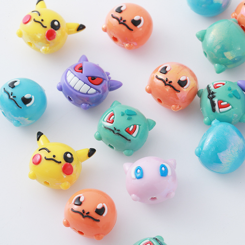 Phone Accessories Beads - 12 szt. Koraliki Pokémon DIY Pasek