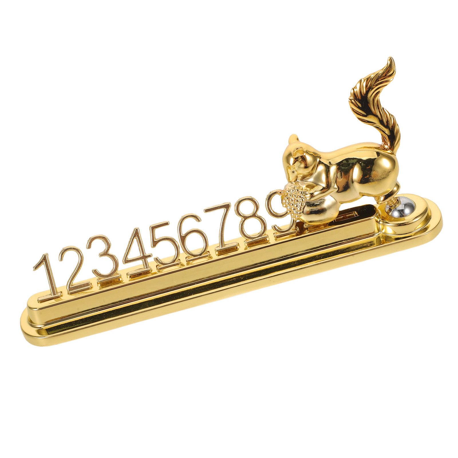 Phone Accessories Design Shop - Metalowa tabliczka z numerem telefonu do