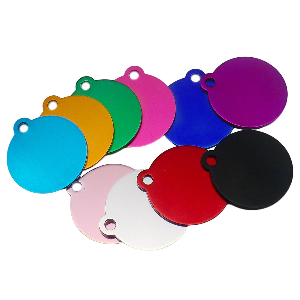 Phone Accessories Names - 100 szt. aluminiowych okrągłych znaczków dla