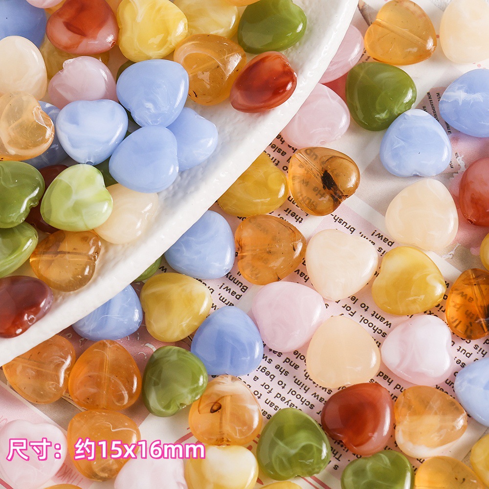 Phone Accessories Beads - 20g Akrylowe Koraliki do Barwienia Mieszane