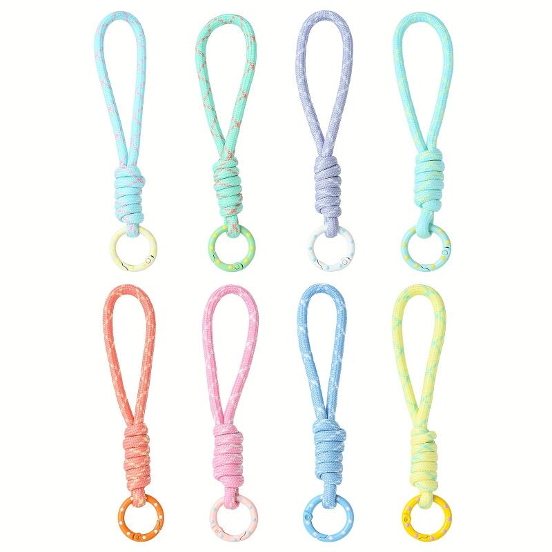 2~5 szt. Kolorowe plecione bre – Phone Accessories Crochet recenzja i cena