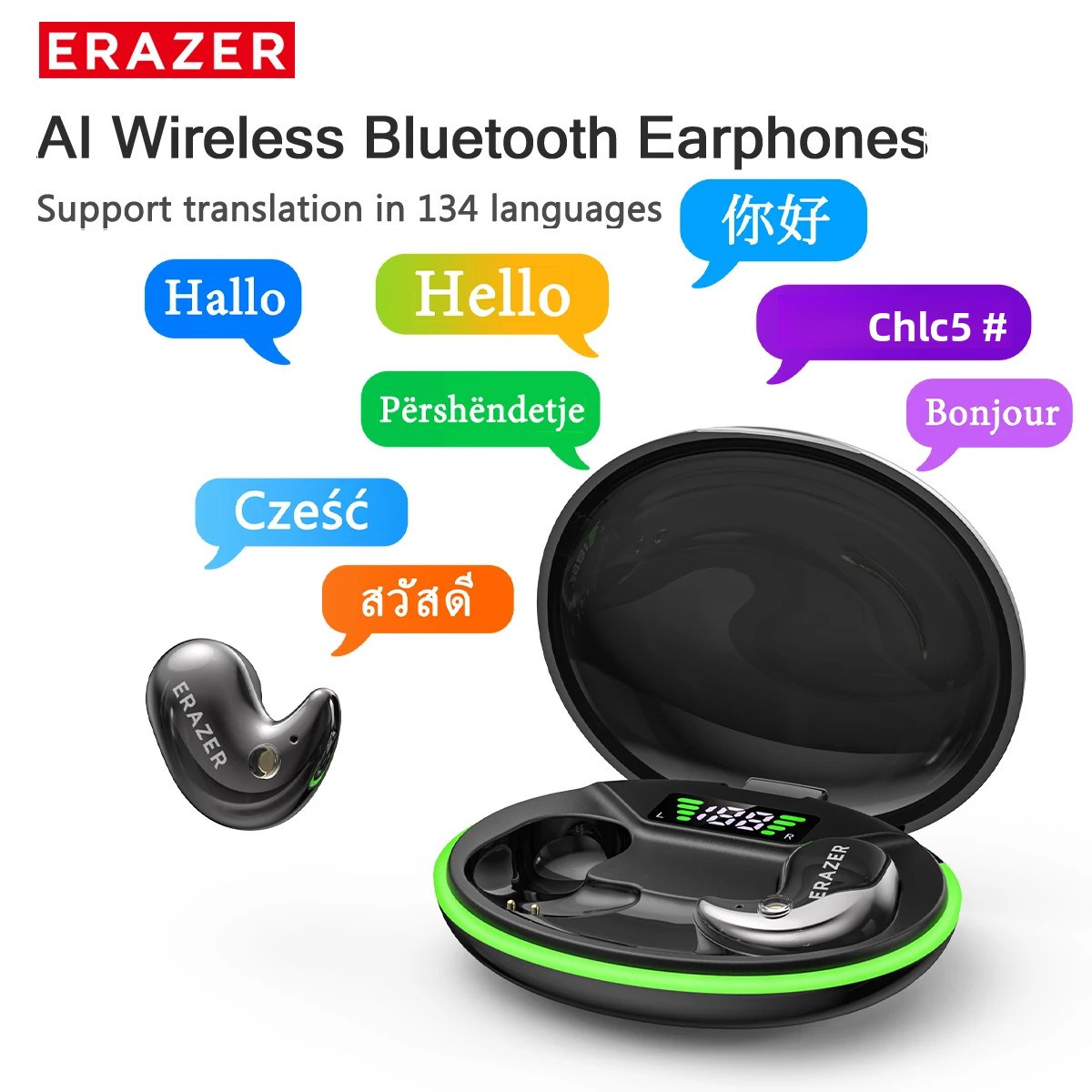 Słuchawki douszne Bluetooth EA – Wireless Earbuds Case recenzja i cena
