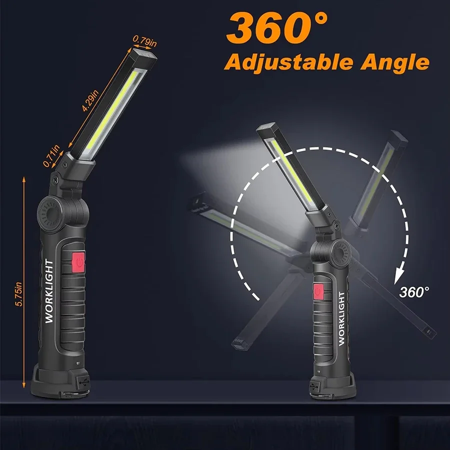 Nowa Przenośna Latarka LED COB – Type C Adapter recenzja i cena
